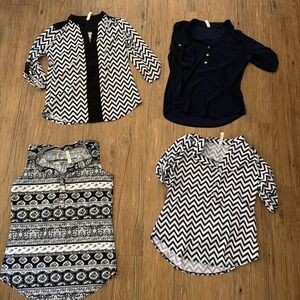 per seption concept tops Size Small Women's Lot Of 4 3/4 & Sleeveless H